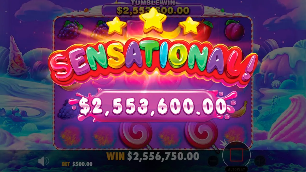 Screen Sweet Bonanza - Sensational real money